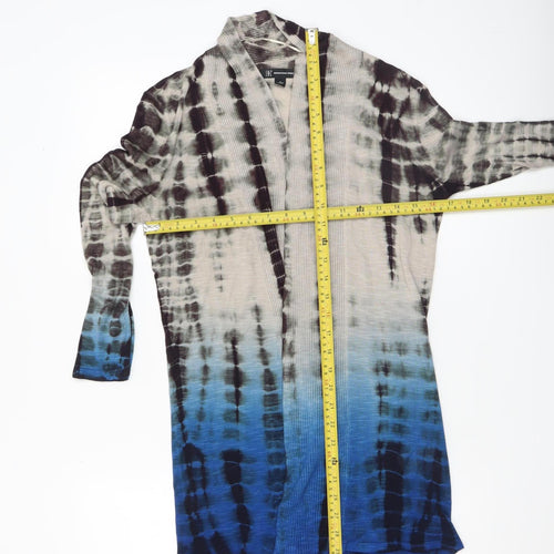 INC International Concepts Women's Multicoloured Tie-Dye Cardigan Size S
