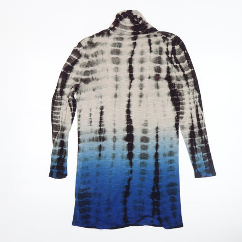 INC International Concepts Women's Multicoloured Tie-Dye Cardigan Size S