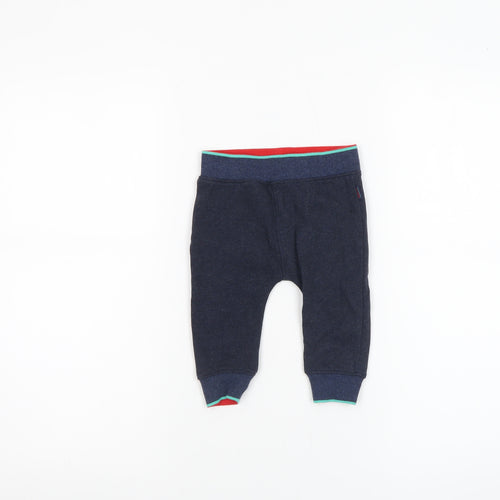 Ted Baker Baby Blue Jogger Trousers 6-9 Months Elastic Waist Cotton Blend