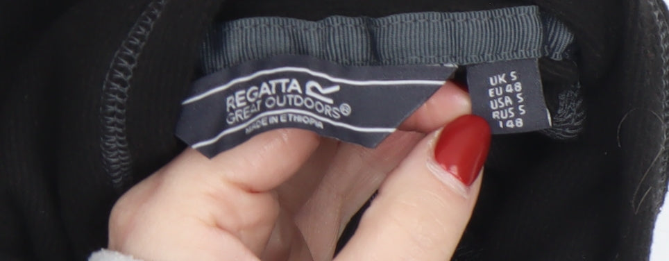 Regatta Men's Black 1/4 Zip Fleece Pullover Sweatshirt Size S