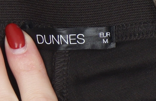 Dunnes Women’s Black Stretch Leggings Size 12 Viscose Blend