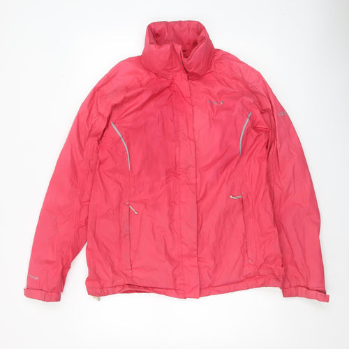 Regatta Women Pink Waterproof Hydrafort Rain Jacket Size 12