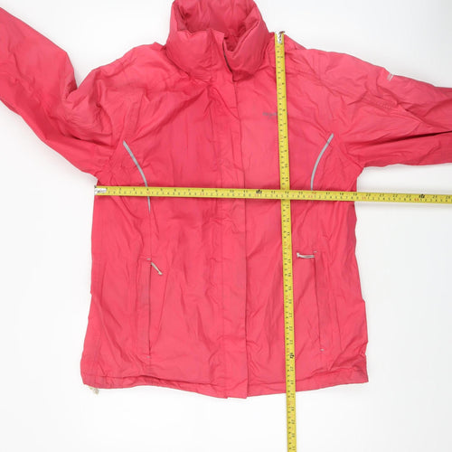 Regatta Women Pink Waterproof Hydrafort Rain Jacket Size 12