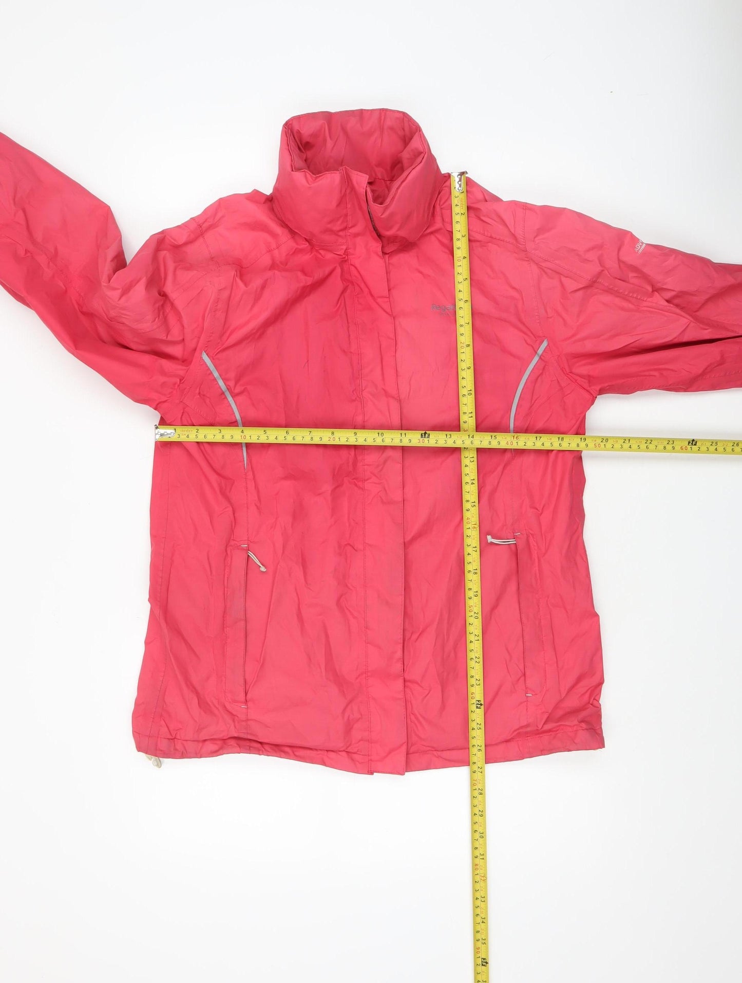Regatta Women Pink Waterproof Hydrafort Rain Jacket Size 12