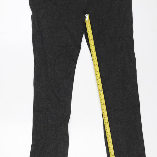 Tommy Hilfiger Women's Charcoal Skinny Trousers M Viscose Blend