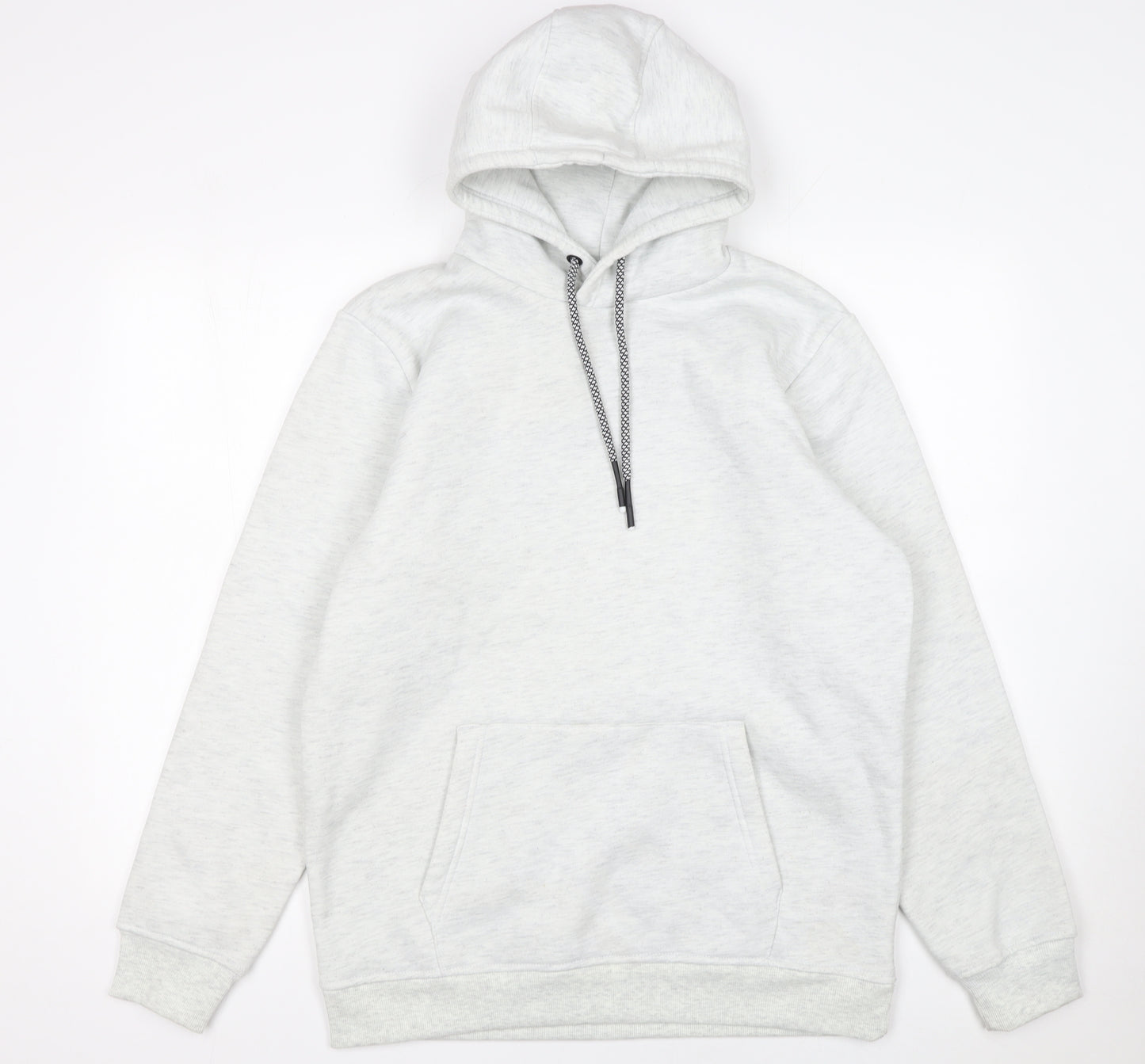 Brave Soul Men’s Grey Pullover Hoodie Size M Regular Fit