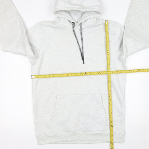 Brave Soul Men’s Grey Pullover Hoodie Size M Regular Fit