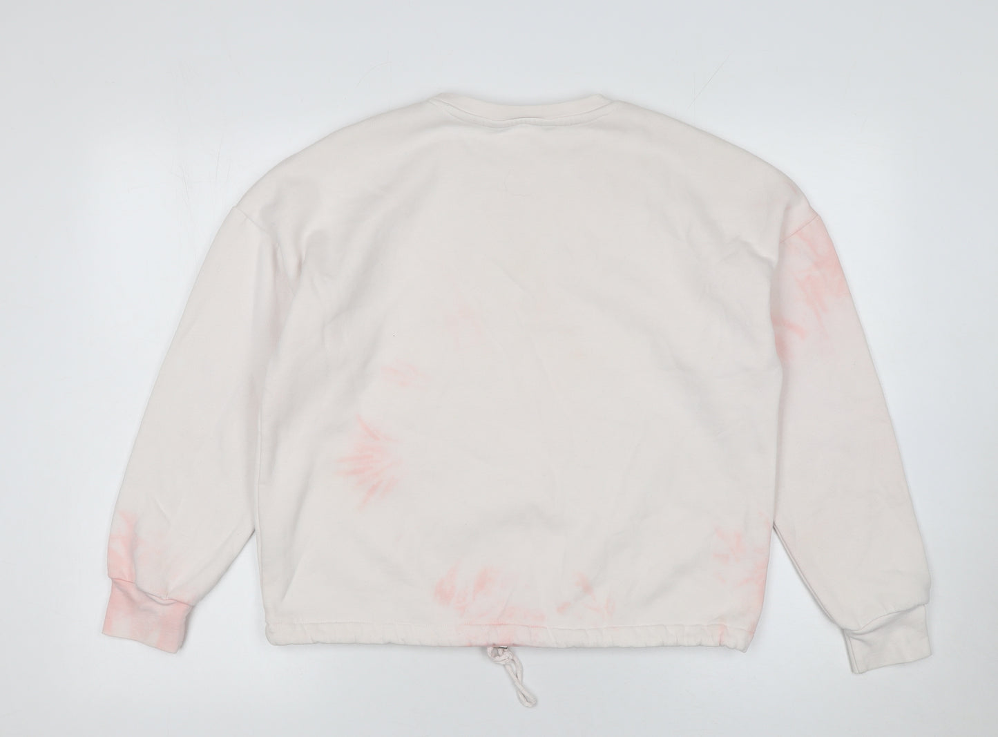 Dunnes Women’s Beige Pink Tie Dye Pullover Sweatshirt XS