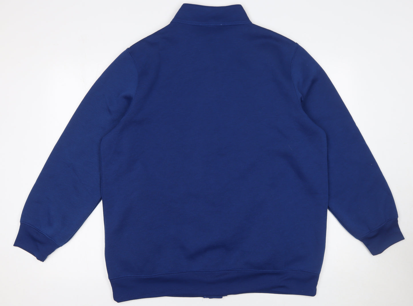 Jenny-Lee Women's Blue Button-Up Sweatshirt Size 20