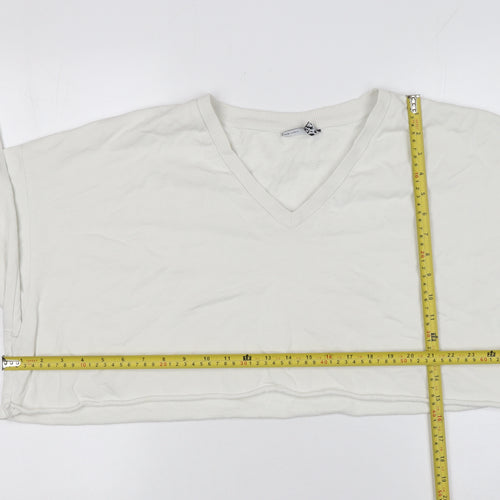 ASOS Design Women’s Ivory Cropped Pullover Sweatshirt Size M