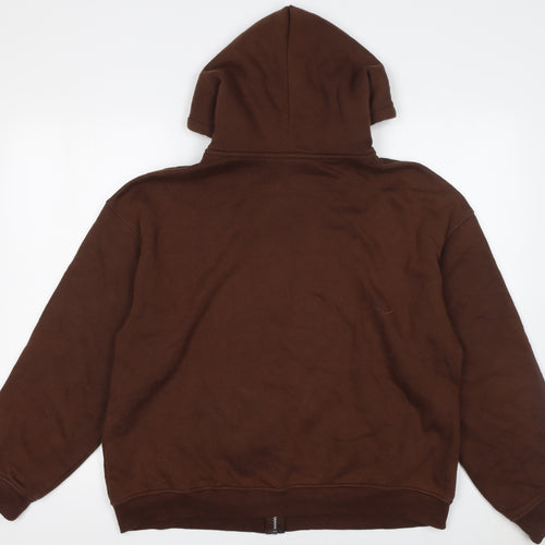 H&M Divided Women's Brown Full Zip Hoodie Size S