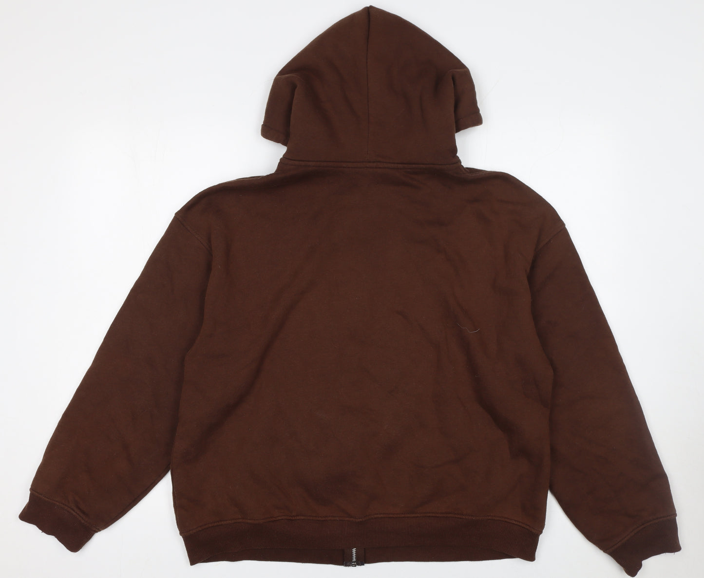 H&M Divided Women's Brown Full Zip Hoodie Size S