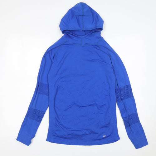 Dunnes Stores Mens Blue Athletic Fit Pullover Hoodie Size M