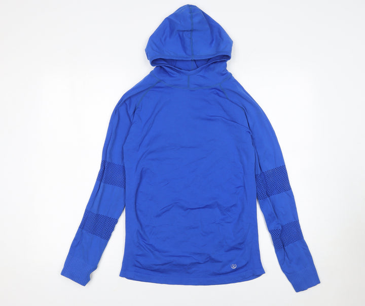 Dunnes Stores Mens Blue Athletic Fit Pullover Hoodie Size M