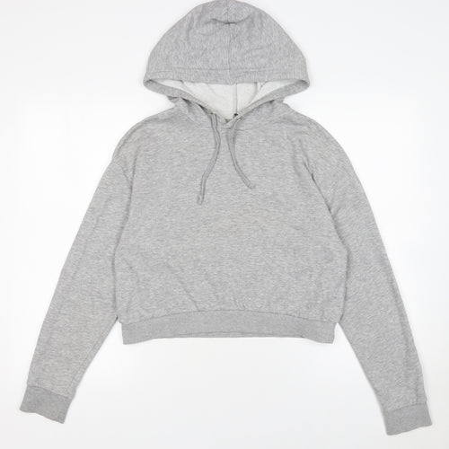 Marks and Spencer Womens Grey Hoodie Size S Pullover Long Sleeve
