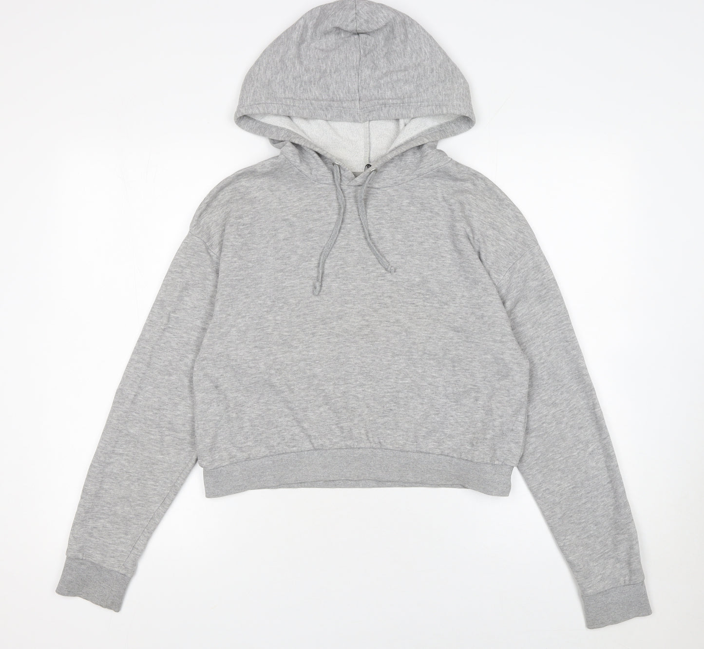 Marks and Spencer Womens Grey Hoodie Size S Pullover Long Sleeve