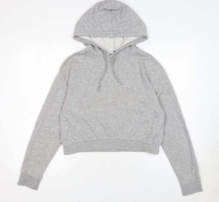 Marks and Spencer Womens Grey Hoodie Size S Pullover Long Sleeve