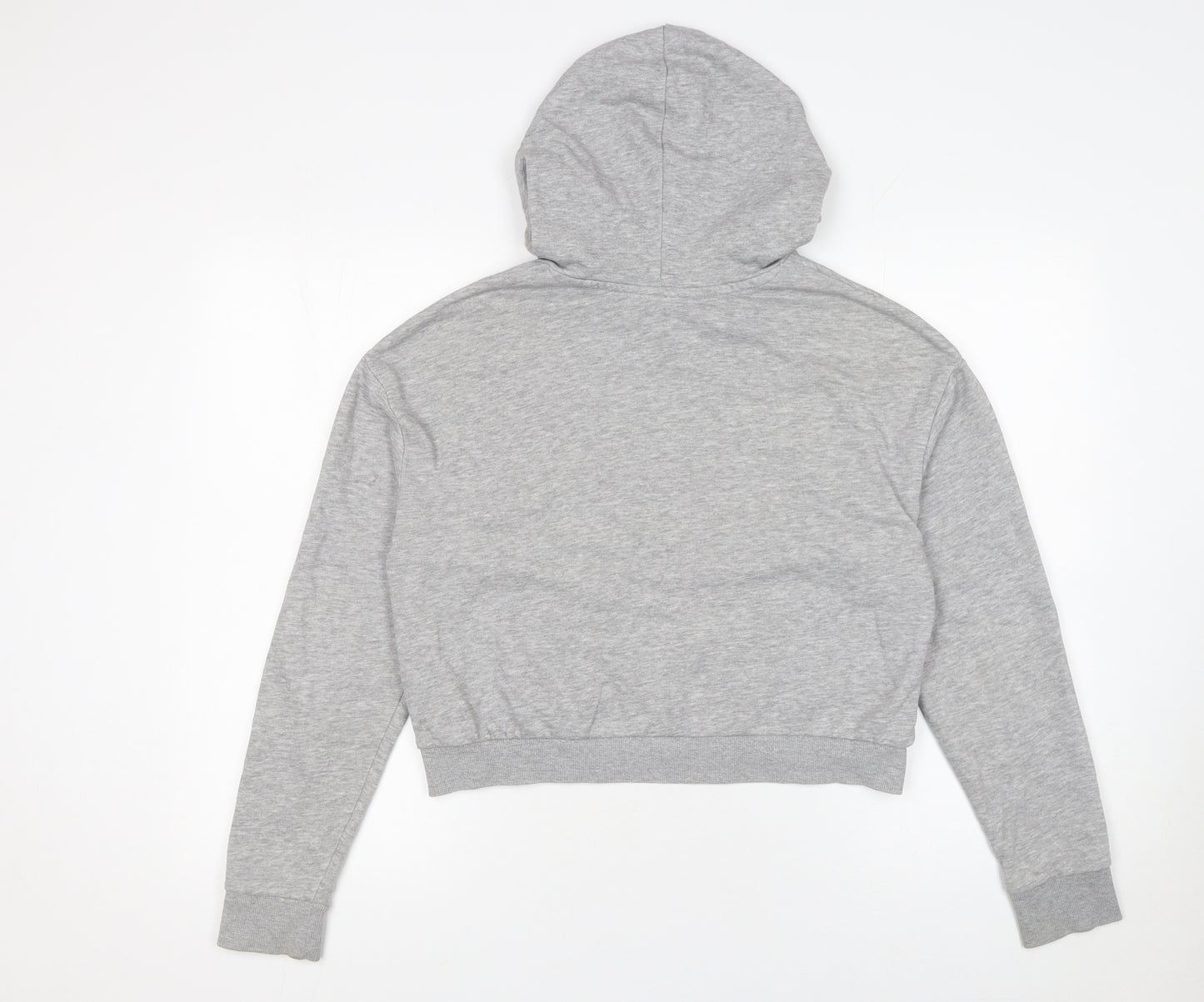 Marks and Spencer Womens Grey Hoodie Size S Pullover Long Sleeve