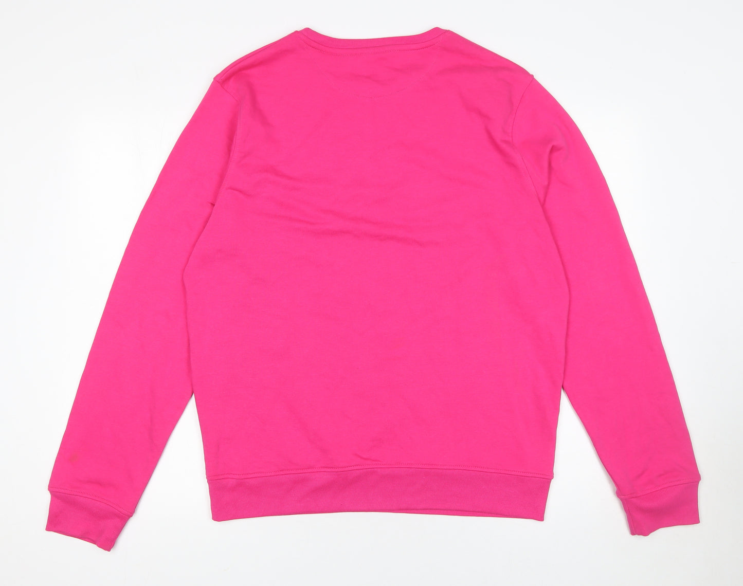 BC Collection Women Pink Organic Cotton Pullover Sweatshirt M