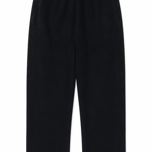 Marks and Spencer Girls Black L Sweatpants Elastic Waist Fleece Trousers