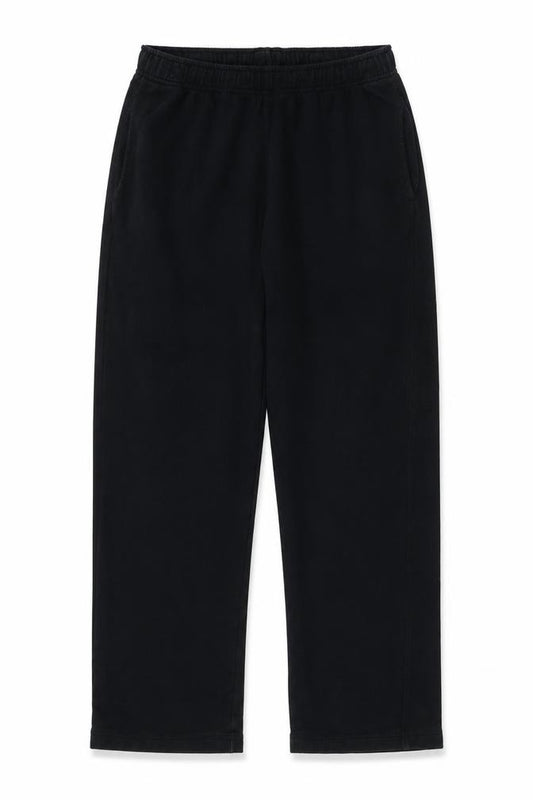 Marks and Spencer Girls Black L Sweatpants Elastic Waist Fleece Trousers
