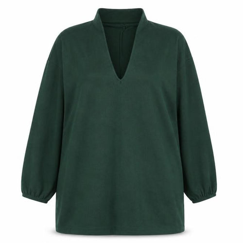 ASOS DESIGN Womens Green Size 16 Shift Knee Length V-Neck Dress
