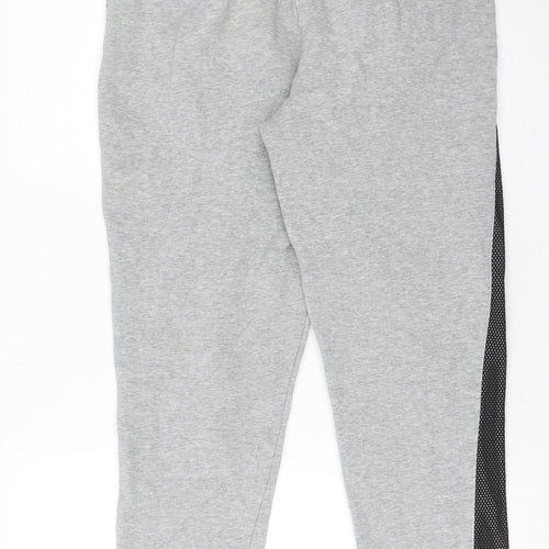CSG Men's Grey Jogger Trousers M Regular Fit Cotton Blend