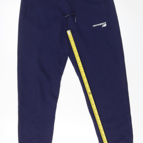 New Balance Men's Blue Jogger Sweatpants Size S Tapered Fit