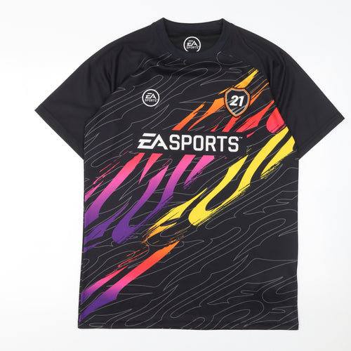 EA Sports Men's Black M Graphic Jersey T-Shirt Football Top
