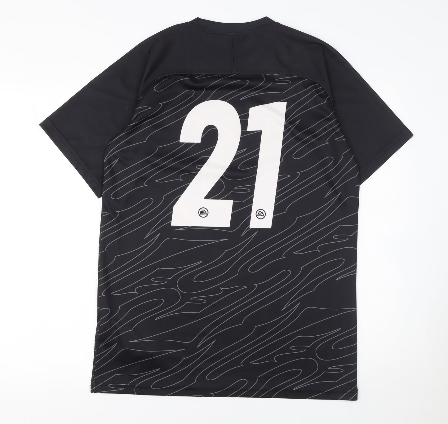 EA Sports Men's Black M Graphic Jersey T-Shirt Football Top