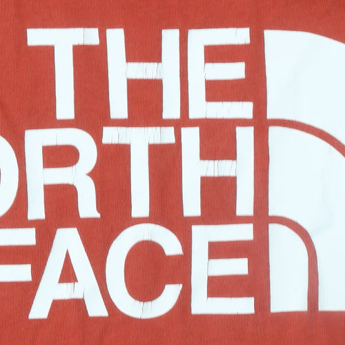 The North Face Womens Red Cotton Short Sleeve T-Shirt L