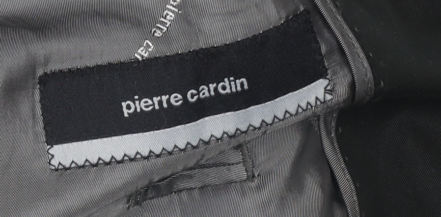 Pierre Cardin Men's Black M Mid-Length Cotton Rain Coat