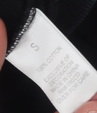 Fear of God Essentials Black Hoodie Women's S Cotton Pullover