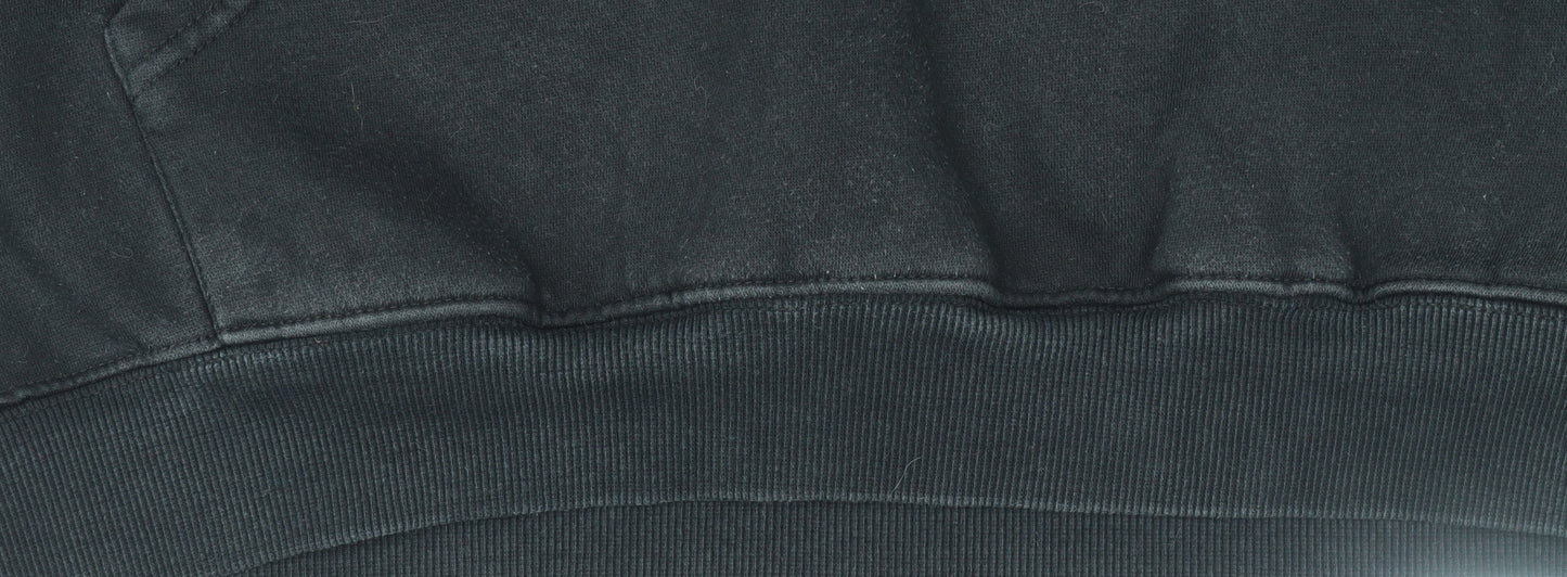 Fear of God Essentials Black Hoodie Women's S Cotton Pullover