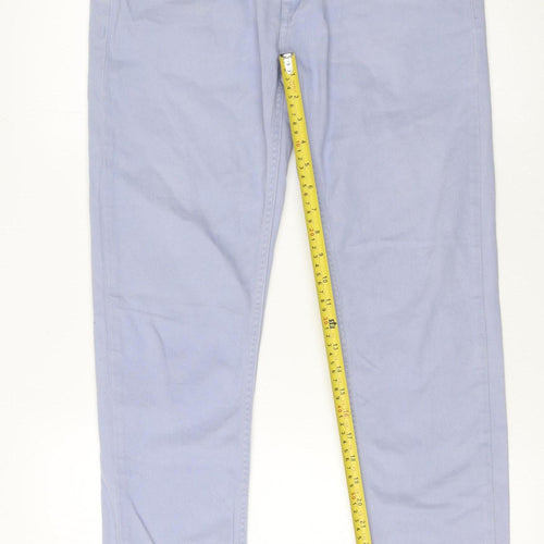 Farah Men's Blue Slim Fit Straight Jeans 32W 32L Cotton Denim