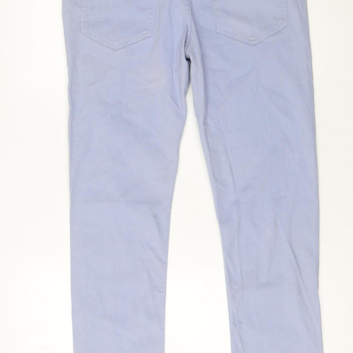 Farah Men's Blue Slim Fit Straight Jeans 32W 32L Cotton Denim