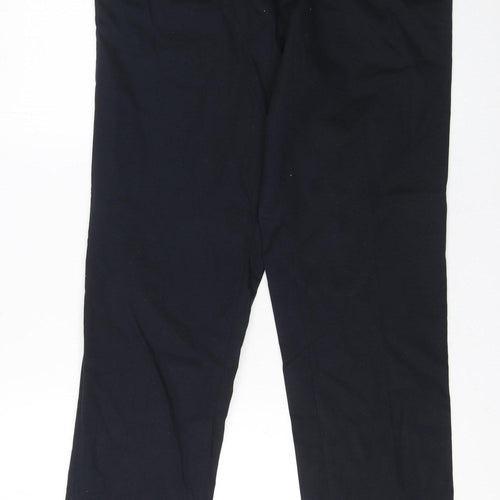 Farhi by Nicole Farhi Men's Blue 34R Chino Trousers Cotton Stretch