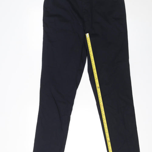 Farhi by Nicole Farhi Men's Blue 34R Chino Trousers Cotton Stretch
