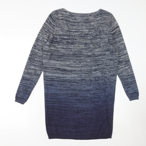 Phase Eight Women’s Blue Wool Blend Tunic Jumper Size 10