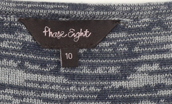 Phase Eight Women’s Blue Wool Blend Tunic Jumper Size 10