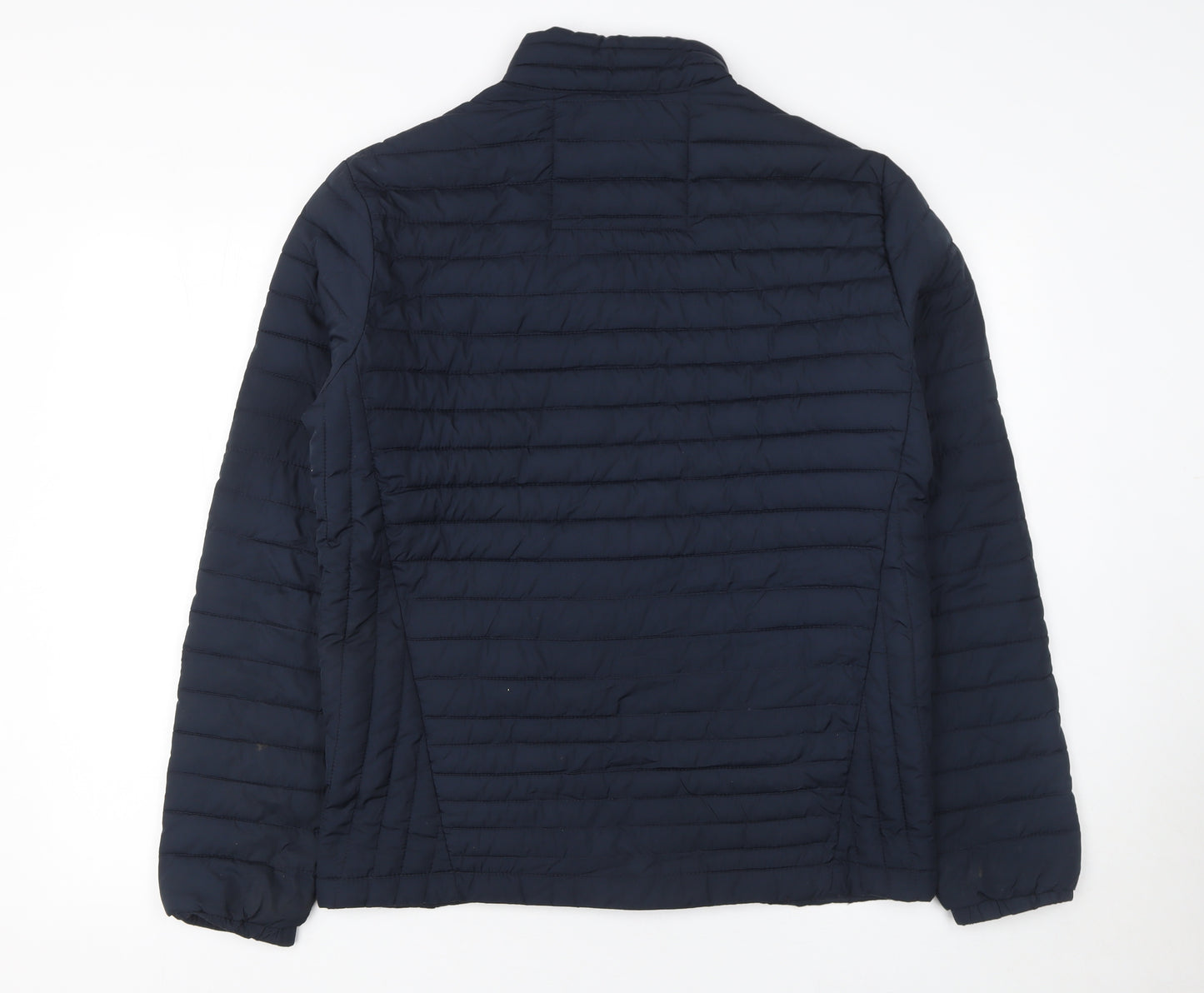 Jack & Jones Men’s Blue Puffer Jacket M Quilted Lightweight