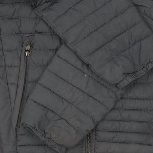 Jack & Jones Men’s Blue Puffer Jacket M Quilted Lightweight