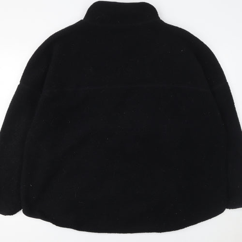 Dunnes Stores Men’s Black Fleece Half Zip Pullover Sweatshirt XL