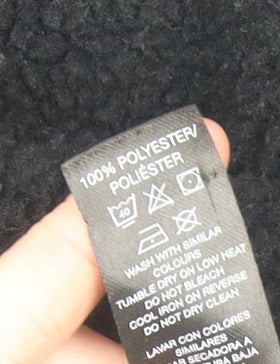 Dunnes Stores Men’s Black Fleece Half Zip Pullover Sweatshirt XL