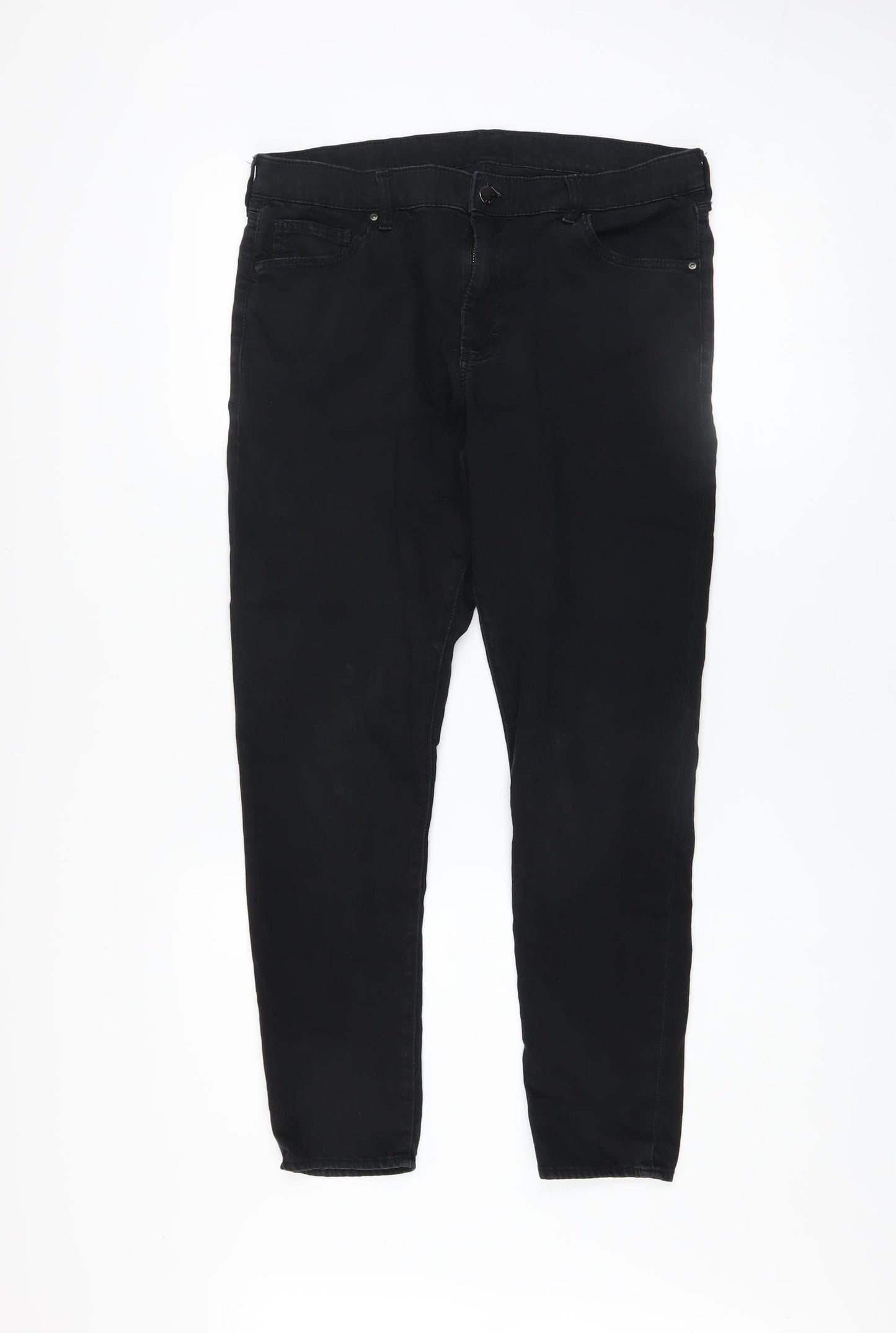 Topshop Moto Black Skinny Jeans Men’s W34 L30 Slim Fit