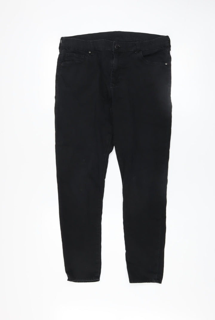 Topshop Moto Black Skinny Jeans Men’s W34 L30 Slim Fit