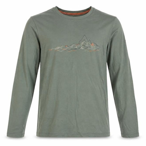 McKINLEY Men's Green Wool Blend Long Sleeve Outdoor Top M