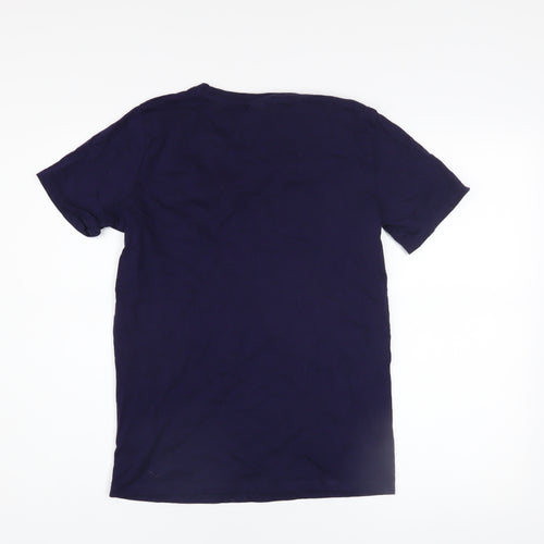 Hype Boys Blue 14 Years Basic Logo Cotton Short Sleeve T-Shirt