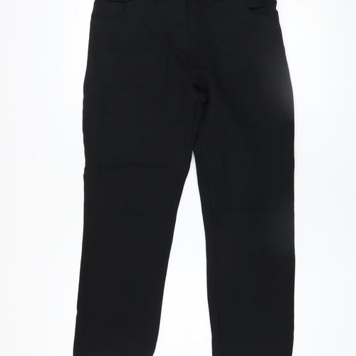 Dunnes Stores Women's Black Slim Fit Stretch Trousers Size 10