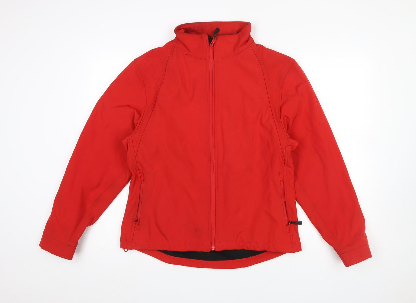27 86 Women's Red Softshell Embroidered Horse Jacket XL